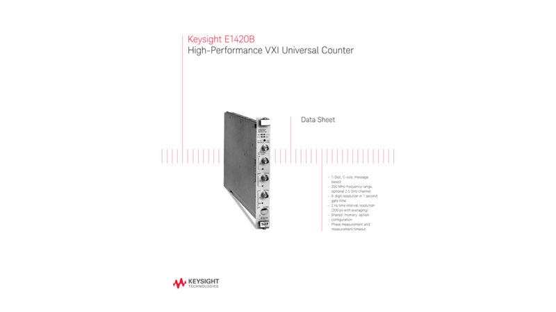 Keysight E1420B High-Performance VXI Universal Counter